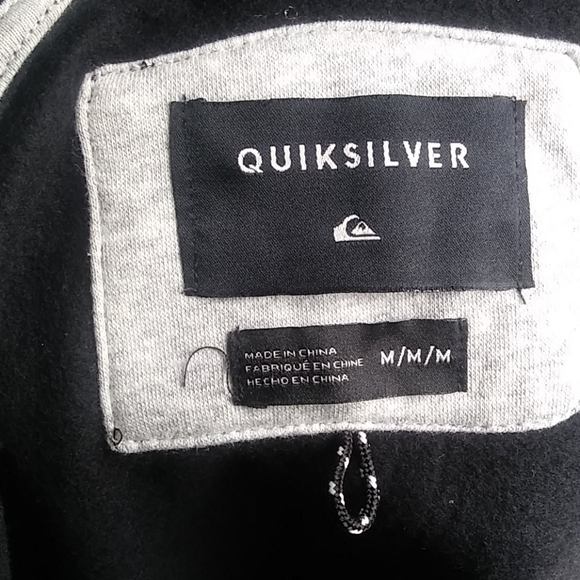 Quiksilver Pine Circle Walford Zip Up Hoodie Sz M - Picture 6 of 7